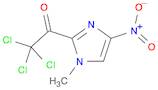 Ethanone, 2,2,2-trichloro-1-(1-methyl-4-nitro-1H-imidazol-2-yl)-