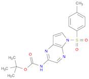 Carbamic acid, N-[5-[(4-methylphenyl)sulfonyl]-5H-pyrrolo[2,3-b]pyrazin-2-yl]-, 1,1-dimethylethyl ester