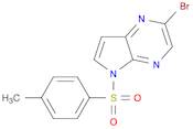 5H-Pyrrolo[2,3-b]pyrazine, 2-bromo-5-[(4-methylphenyl)sulfonyl]-