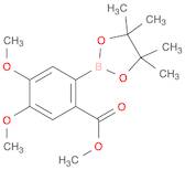 Benzoic acid, 4,5-dimethoxy-2-(4,4,5,5-tetramethyl-1,3,2-dioxaborolan-2-yl)-, methyl ester