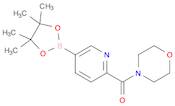 Methanone, 4-morpholinyl[5-(4,4,5,5-tetramethyl-1,3,2-dioxaborolan-2-yl)-2-pyridinyl]-