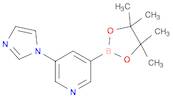 Pyridine, 3-(1H-imidazol-1-yl)-5-(4,4,5,5-tetramethyl-1,3,2-dioxaborolan-2-yl)-