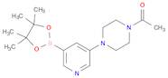Ethanone, 1-[4-[5-(4,4,5,5-tetramethyl-1,3,2-dioxaborolan-2-yl)-3-pyridinyl]-1-piperazinyl]-