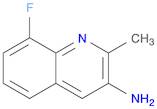 3-Quinolinamine, 8-fluoro-2-methyl-