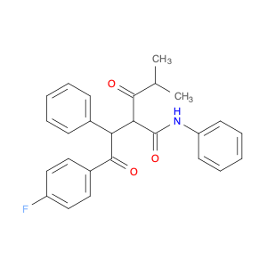 Benzenebutanamide, 4-fluoro-α-(2-methyl-1-oxopropyl)-γ-oxo-N,β-diphenyl-