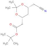 1,3-Dioxane-4-acetic acid, 6-(cyanomethyl)-2,2-dimethyl-, 1,1-dimethylethyl ester, (4R,6R)-