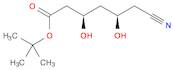 Hexanoic acid, 6-cyano-3,5-dihydroxy-, 1,1-dimethylethyl ester, (3R,5R)-