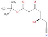 Hexanoic acid, 6-cyano-5-hydroxy-3-oxo-, 1,1-dimethylethyl ester, (5R)-