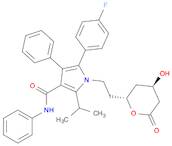 1H-Pyrrole-3-carboxamide, 5-(4-fluorophenyl)-2-(1-methylethyl)-N,4-diphenyl-1-[2-[(2R,4R)-tetrahydro-4-hydroxy-6-oxo-2H-pyran-2-yl]ethyl]-