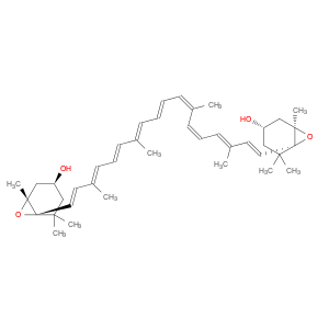β,β-Carotene-3,3'-diol, 5,6:5',6'-diepoxy-5,5',6,6'-tetrahydro-, (3S,3'S,5R,5'R,6S,6'S)-