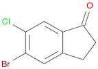 1H-Inden-1-one, 5-bromo-6-chloro-2,3-dihydro-