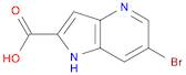 1H-Pyrrolo[3,2-b]pyridine-2-carboxylic acid, 6-bromo-