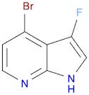 1H-Pyrrolo[2,3-b]pyridine, 4-bromo-3-fluoro-
