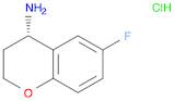 2H-1-Benzopyran-4-amine, 6-fluoro-3,4-dihydro-, hydrochloride (1:1), (4S)-