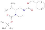 1,4-Piperazinedicarboxylic acid, 2-(1-methylethyl)-, 1-(1,1-dimethylethyl) 4-(phenylmethyl) ester,…