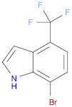 1H-Indole, 7-bromo-4-(trifluoromethyl)-