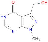 4H-Pyrazolo[3,4-d]pyrimidin-4-one, 1,5-dihydro-3-(hydroxymethyl)-1-methyl-