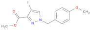 1H-Pyrazole-3-carboxylic acid, 4-iodo-1-[(4-methoxyphenyl)methyl]-, methyl ester