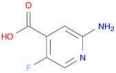 4-Pyridinecarboxylic acid, 2-amino-5-fluoro-