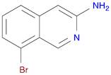 3-Isoquinolinamine, 8-bromo-