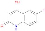 2(1H)-Quinolinone, 4-hydroxy-6-iodo-