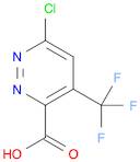 3-Pyridazinecarboxylic acid, 6-chloro-4-(trifluoromethyl)-