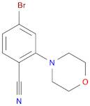 Benzonitrile, 4-bromo-2-(4-morpholinyl)-