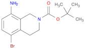 2(1H)-Isoquinolinecarboxylic acid, 8-amino-5-bromo-3,4-dihydro-, 1,1-dimethylethyl ester