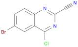 2-Quinazolinecarbonitrile, 6-bromo-4-chloro-