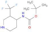 Carbamic acid, N-[3-(trifluoromethyl)-4-piperidinyl]-, 1,1-dimethylethyl ester