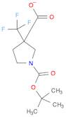 1,3-Pyrrolidinedicarboxylic acid, 3-(trifluoromethyl)-, 1-(1,1-dimethylethyl) ester