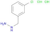 Hydrazine, [(3-chlorophenyl)methyl]-, hydrochloride (1:2)