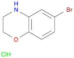 2H-1,4-Benzoxazine, 6-bromo-3,4-dihydro-, hydrochloride (1:1)