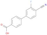 [1,1'-Biphenyl]-4-carboxylic acid, 4'-cyano-3'-fluoro-