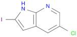 1H-Pyrrolo[2,3-b]pyridine, 5-chloro-2-iodo-