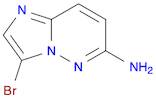 Imidazo[1,2-b]pyridazin-6-amine, 3-bromo-