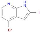 1H-Pyrrolo[2,3-b]pyridine, 4-bromo-2-iodo-
