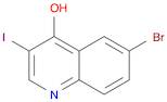 4-Quinolinol, 6-bromo-3-iodo-