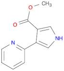 1H-Pyrrole-3-carboxylic acid, 4-(2-pyridinyl)-, methyl ester