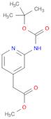 4-Pyridineacetic acid, 2-[[(1,1-dimethylethoxy)carbonyl]amino]-, methyl ester