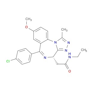 4H-[1,2,4]Triazolo[4,3-a][1,4]benzodiazepine-4-acetamide, 6-(4-chlorophenyl)-N-ethyl-8-methoxy-1-methyl-, (4S)-