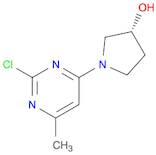 3-Pyrrolidinol, 1-(2-chloro-6-methyl-4-pyrimidinyl)-, (3R)-
