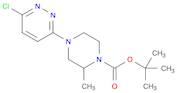 1-Piperazinecarboxylic acid, 4-(6-chloro-3-pyridazinyl)-2-methyl-, 1,1-dimethylethyl ester