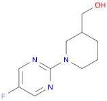 3-Piperidinemethanol, 1-(5-fluoro-2-pyrimidinyl)-