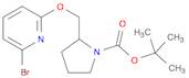 1-Pyrrolidinecarboxylic acid, 2-[[(6-bromo-2-pyridinyl)oxy]methyl]-, 1,1-dimethylethyl ester