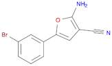 3-Furancarbonitrile, 2-amino-5-(3-bromophenyl)-
