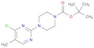 1-Piperazinecarboxylic acid, 4-(4-chloro-5-methyl-2-pyrimidinyl)-, 1,1-dimethylethyl ester