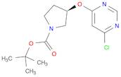 1-Pyrrolidinecarboxylic acid, 3-[(6-chloro-4-pyrimidinyl)oxy]-, 1,1-dimethylethyl ester, (3R)-