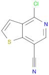 Thieno[3,2-c]pyridine-7-carbonitrile, 4-chloro-