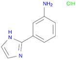 Benzenamine, 3-(1H-imidazol-2-yl)-, hydrochloride (1:1)